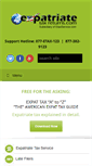 Mobile Screenshot of expatriatetaxreturns.com